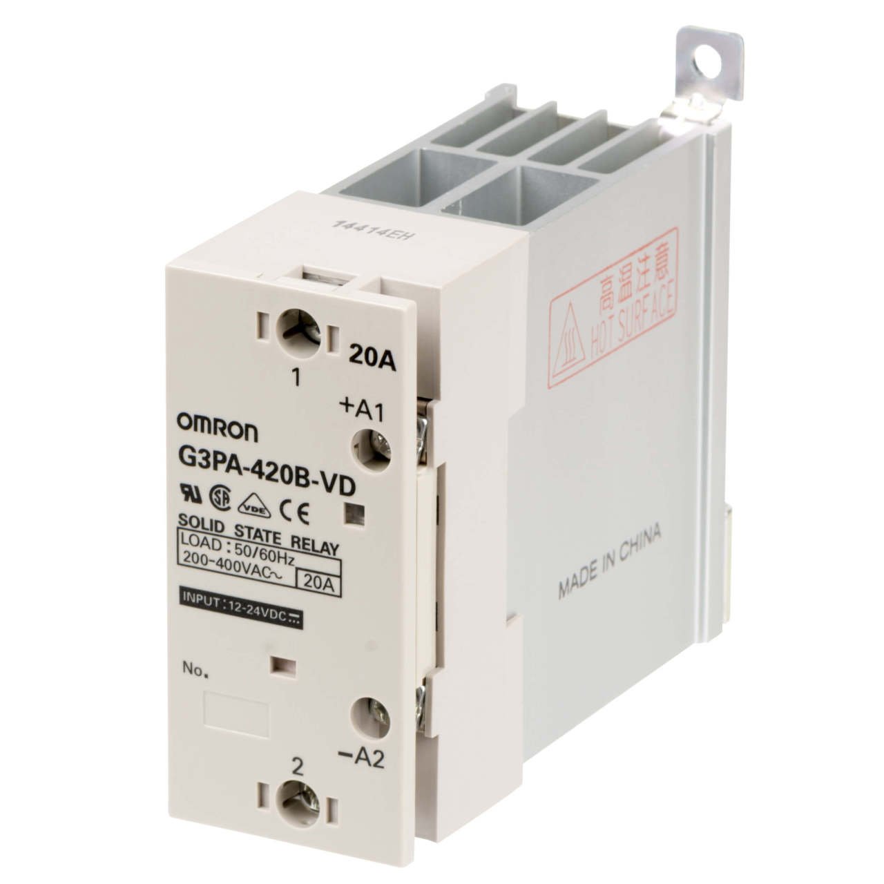 Omron Solid State Röle G3PA-420B-VD-2 12-24VDC