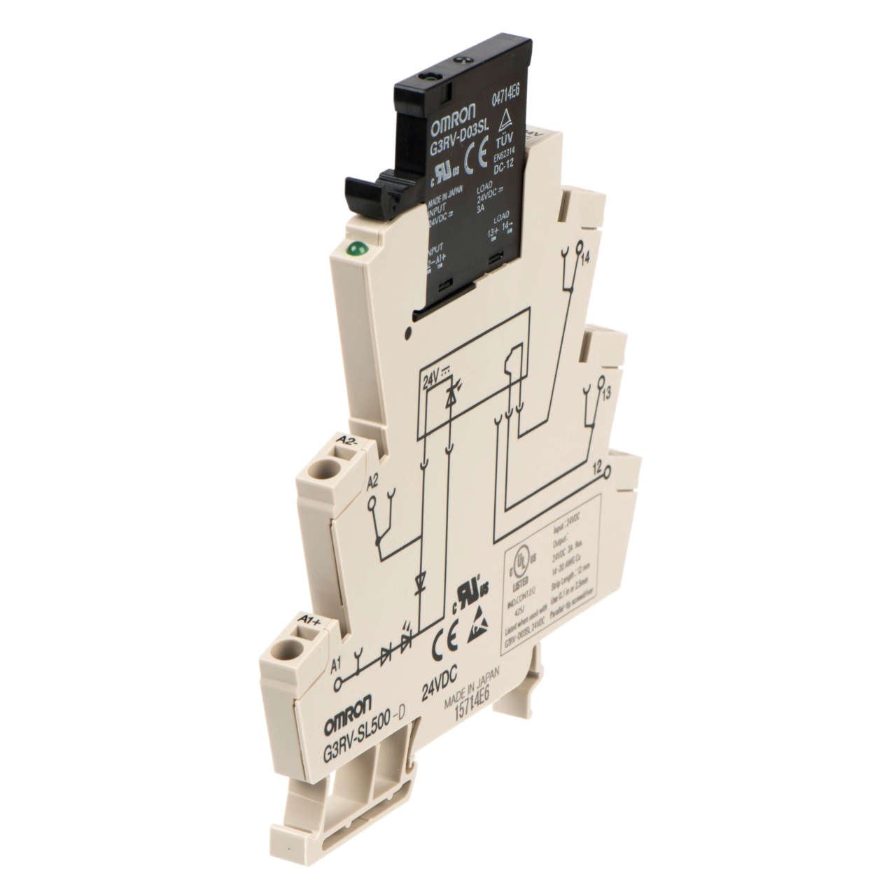 Omron Solid State Röle G3RV-SL500-A 24VDC