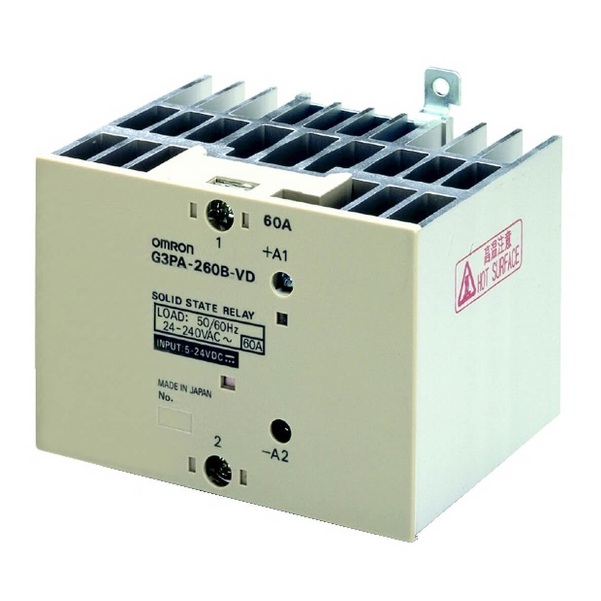 Omron Solid State Röle G3PA-240B-VD 5-24VDC