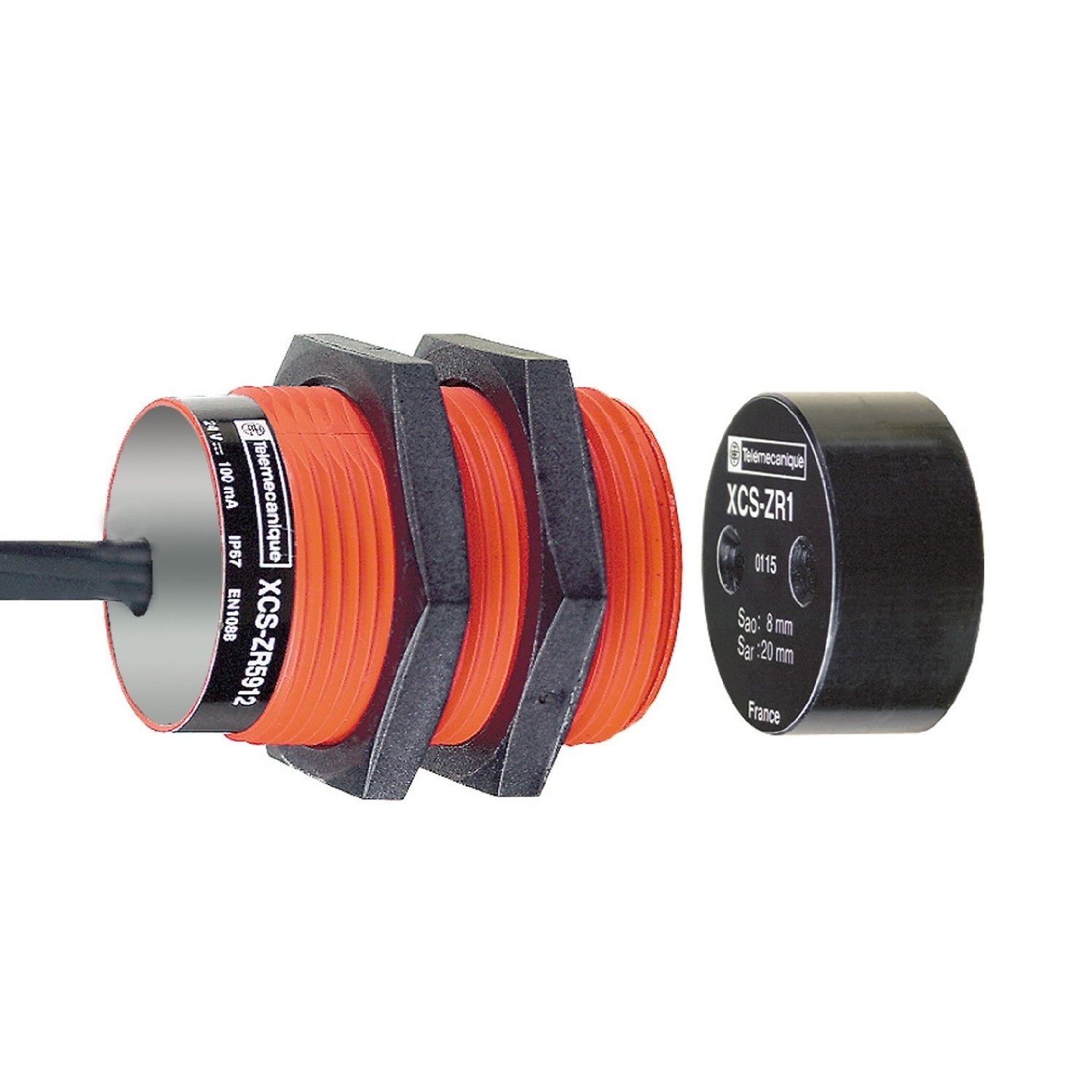 Telemecanique Kodlu Manyetik Anahtar Xcsdmr - Sıl 3 - 1 Nk+1 Na  Nk Kademeli - Kablo 2 M XCSDMR5902