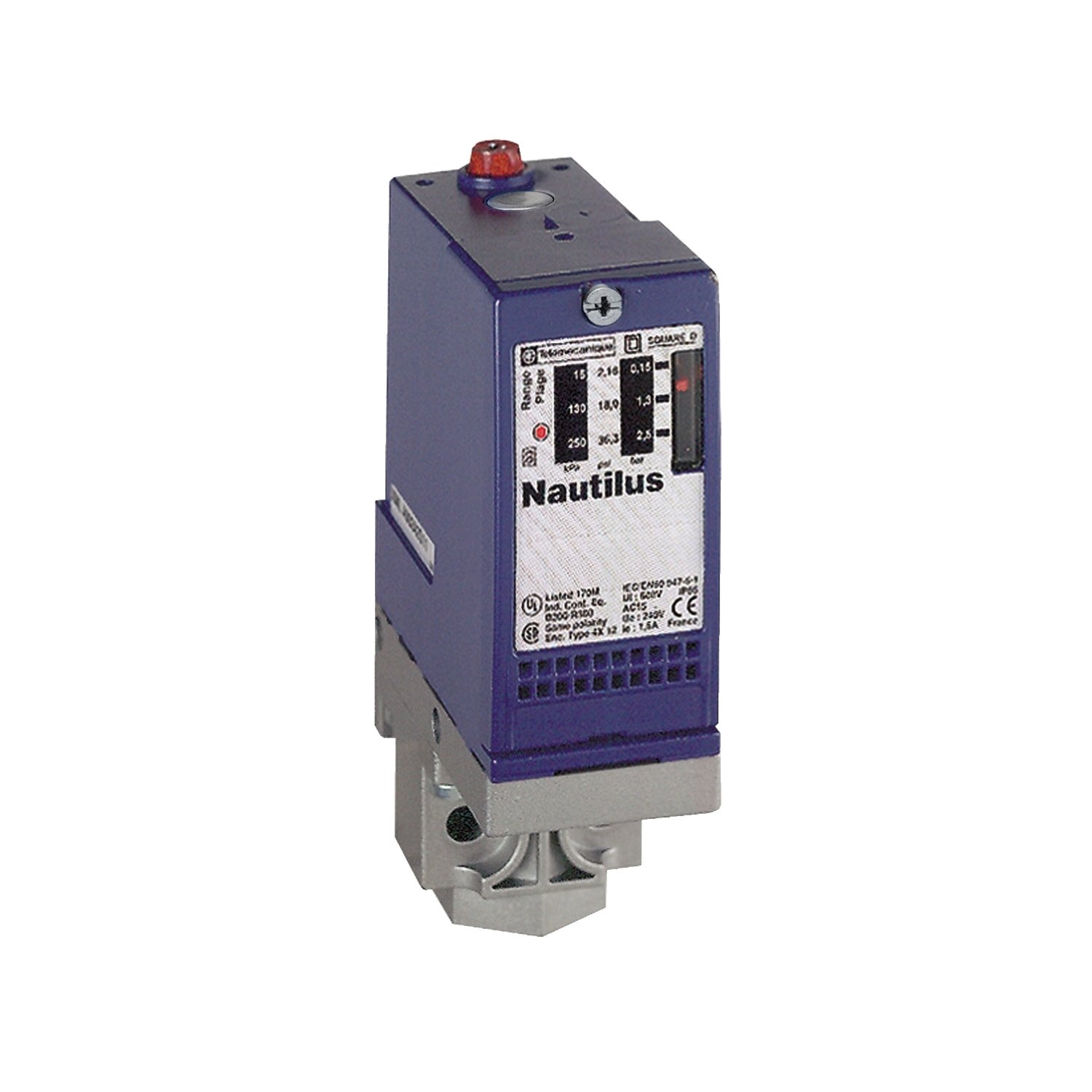 Telemecanique Sabit Ayarlı Elektromekanik Basınç Şalteri 0.7..20 Bar 1NA/1NK G1/4 Dişi XMLA020A2S11